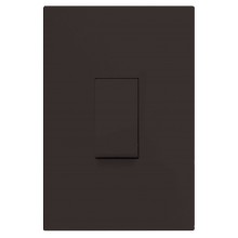 Conjunto Pulsador de Campainha Vertical 4x2 - RECTA CHOCOLATE SATIN FOSCO